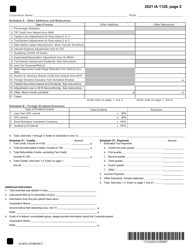 Form IA1120 (42-001) Iowa Corporation Income Tax Return - Iowa, Page 2