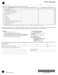 Form IA1120 (42-001) Iowa Corporation Income Tax Return - Iowa, Page 3