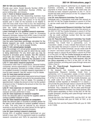 Form IA128 (41-128) Iowa Research Activities Tax Credit - Iowa, Page 3