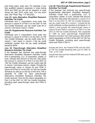 Form IA128S (41-124) Iowa Alternative Simplified Research Activities Tax Credit - Iowa, Page 4