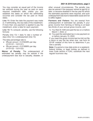 Form IA2210 (45-007) Iowa Underpayment of Estimated Tax by Individuals - Iowa, Page 4