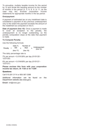 Form IA2220 (45-006) Underpayment of Estimated Tax - Corporations and Financial Institutions - Iowa, Page 3