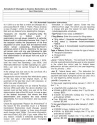 Form IA1120X (42-024) Iowa Amended Corporation Income Tax Return - Iowa, Page 2