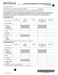 Form 42-014 Schedule D Non-business Income - Iowa