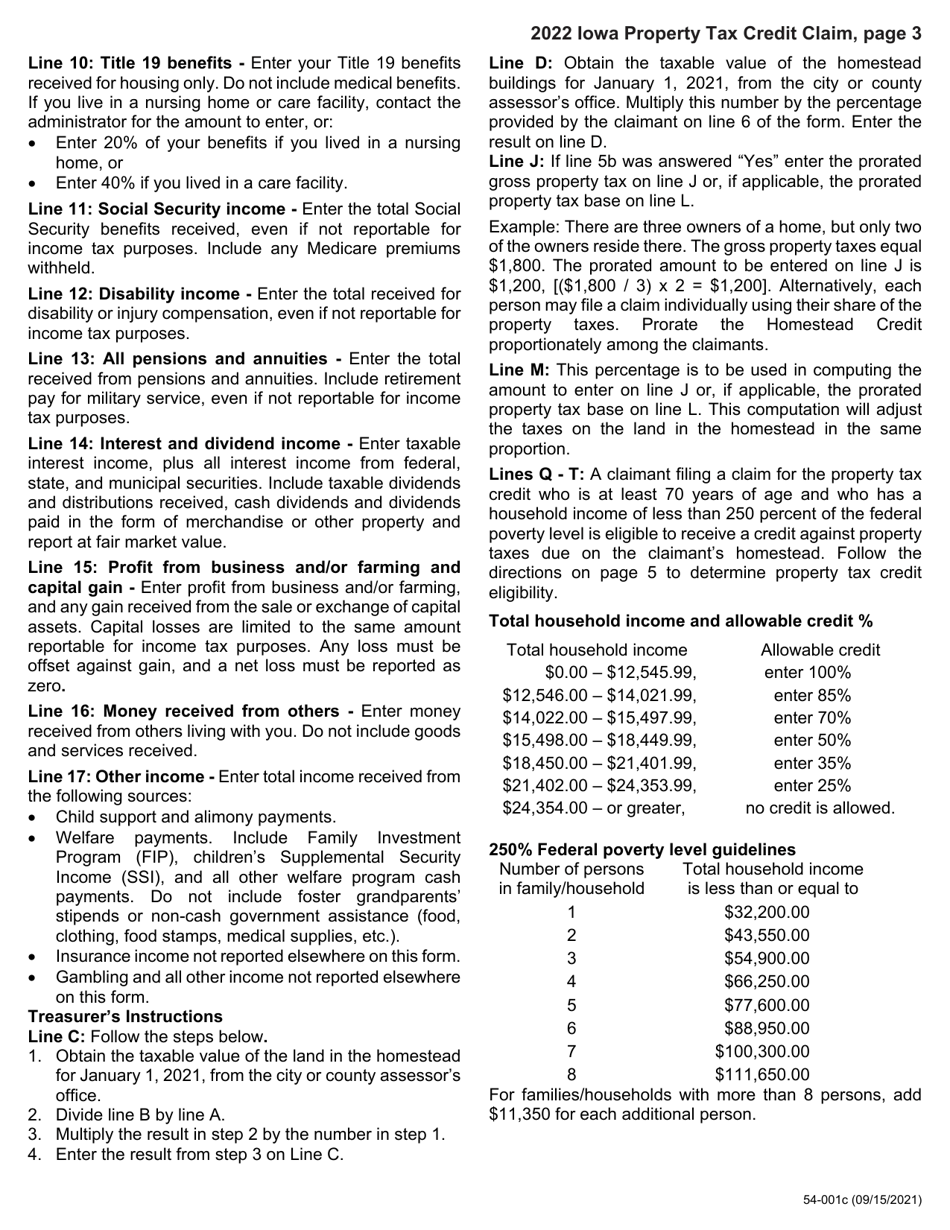 Form 54001 2022 Fill Out, Sign Online and Download Printable PDF
