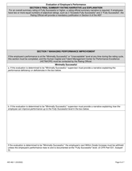 Form AID462-1 Annual Evaluation Form - Civil Service, Page 6