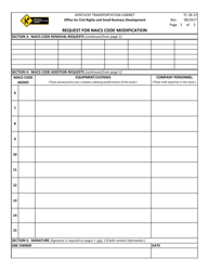 Form TC18-13 Request for Naics Code Modification - Kentucky, Page 2