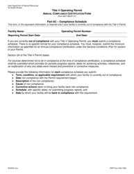 DNR Form 542-1506 Title V Operating Permit - Annual Compliance Certification Form - Iowa, Page 7