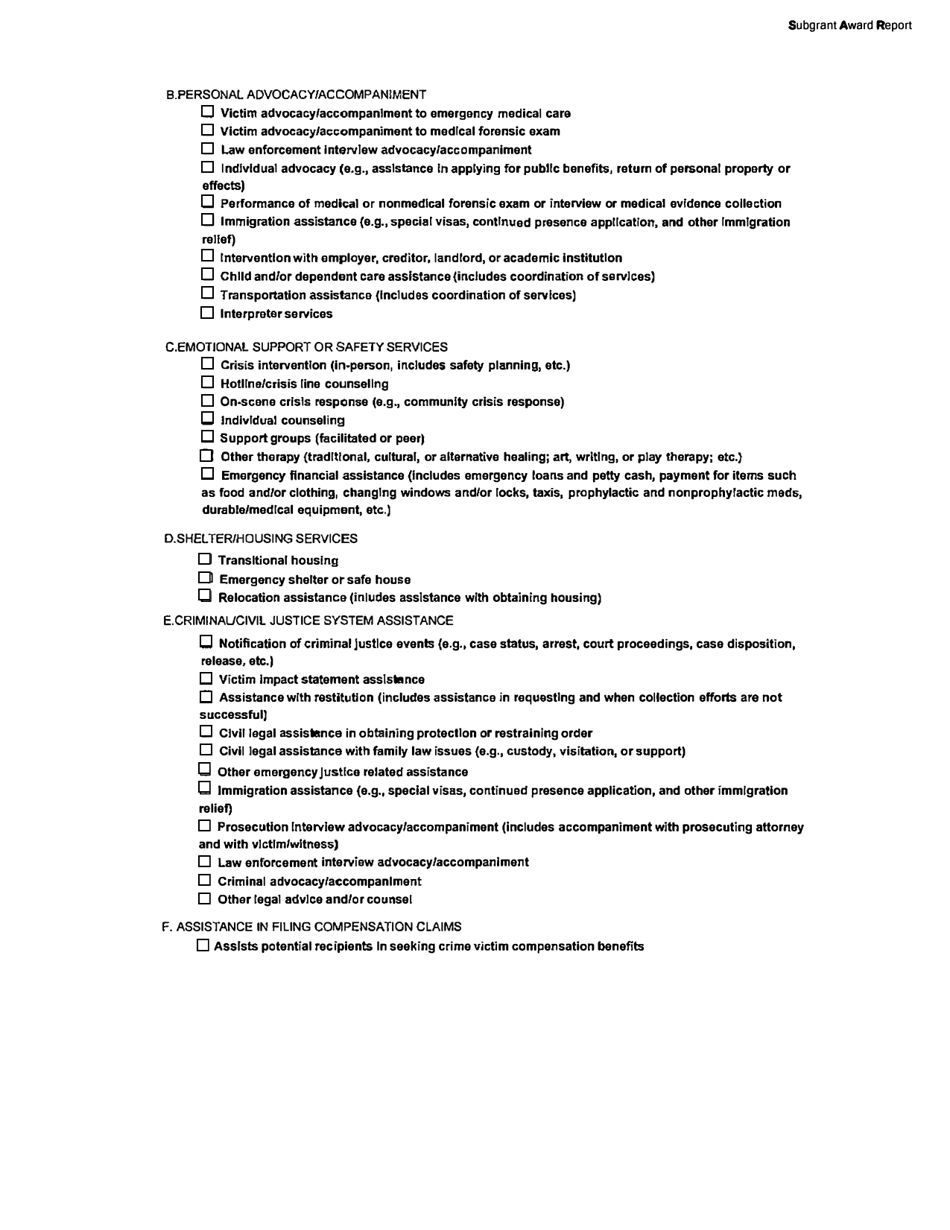 Subgrant Award Report - Missouri, Page 3