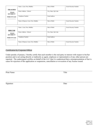 Form 152 Change of Corporate Officers for Shippers - Nebraska, Page 2