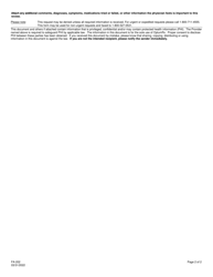 Form FA-202 Gimoti (Metoclopramide) Nasal Spray Prior Authorization Request Form - Nevada, Page 2
