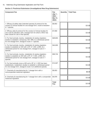 Veterinary Drug Submission Application and Fee Form - Canada, Page 9