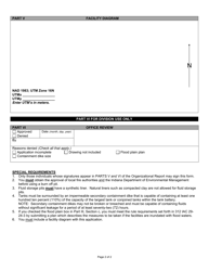 State Form 56444 (A4) Application for Fluid Storage Facility - Indiana, Page 2