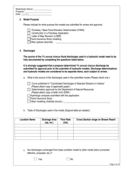 State Form 52882 Hydraulic Modeling Checklist - Indiana, Page 3