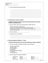 State Form 52882 Hydraulic Modeling Checklist - Indiana, Page 4