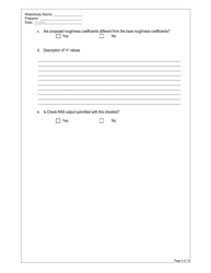 State Form 52882 Hydraulic Modeling Checklist - Indiana, Page 5
