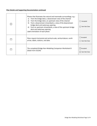 State Form 55233 Bridge Non-modeling Worksheet - Indiana, Page 4