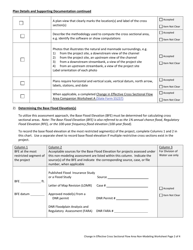 State Form 55236 Change in Effective Cross Sectional Flow Area Non-modeling Worksheet - Indiana, Page 3