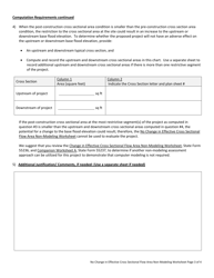 State Form 55238 No Change in Effective Cross Sectional Flow Area Non-modeling Worksheet - Indiana, Page 4