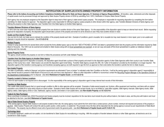 State Form 13812 Notification of Surplus State-Owned Property - Indiana, Page 2