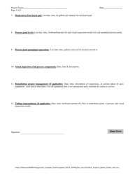 Temporary Closure Reporting Form - Nevada, Page 2