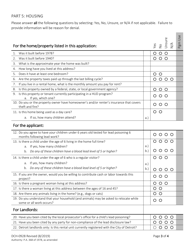 Form DCH-0928 Lead Safe Home Program Application - Michigan, Page 3