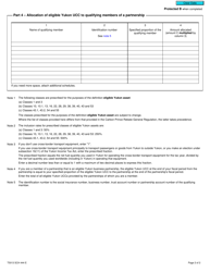 Form T5013 Schedule 444 Eligible Yukon Ucc Worksheet for Partnerships - Canada, Page 2