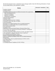 Catalog Approval Form - State Approving Agency - Indiana, Page 2