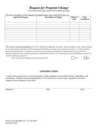 Catalog Approval Form - State Approving Agency - Indiana, Page 6