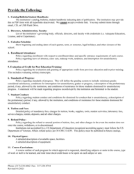 Application for New Approval - State Approving Agency - Indiana, Page 2