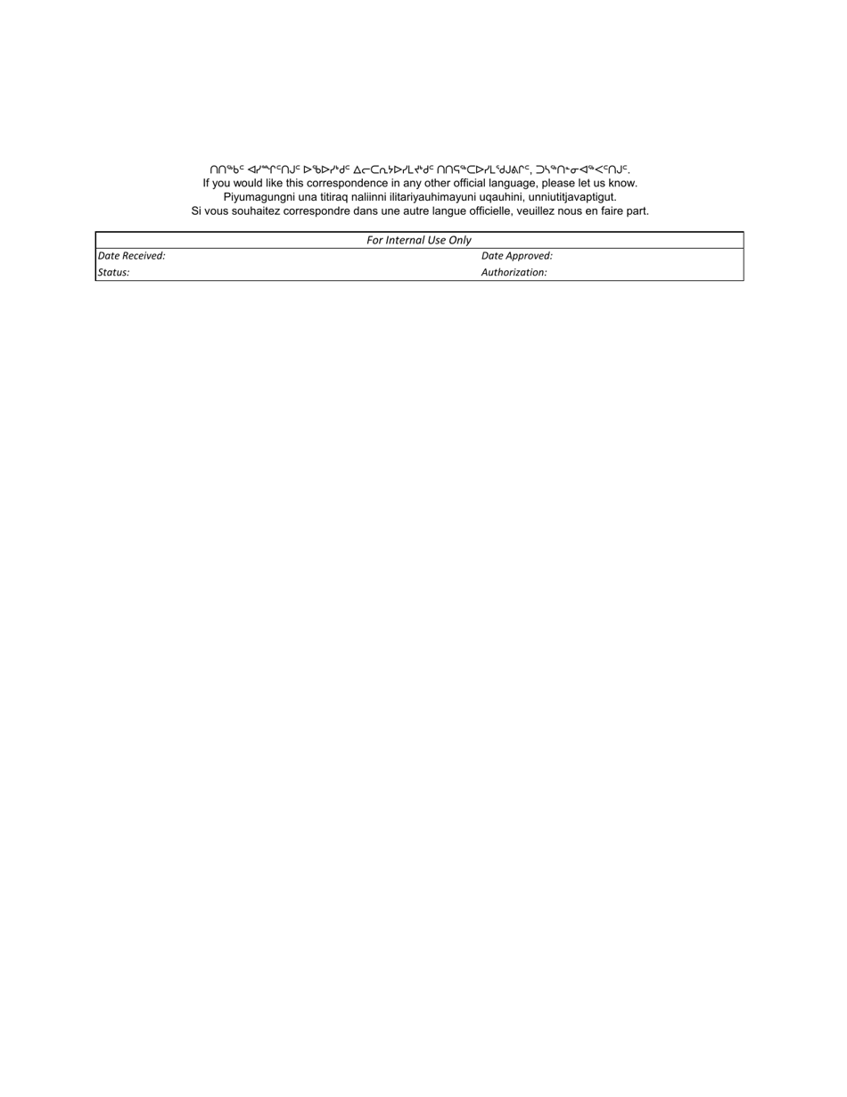 Nunavut Payroll Tax Application for Registration - Nunavut, Canada, Page 5