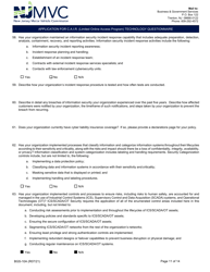 Form BGS-10A Application for C.a.i.r. (Limited Online Access Program) Technology Questionnaire - New Jersey, Page 11
