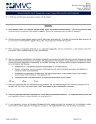 Form BGS-10A Application for C.a.i.r. (Limited Online Access Program) Technology Questionnaire - New Jersey, Page 5
