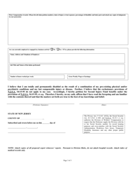 Form SCF-161 Second Injury Fund Verified Petition - New Jersey, Page 3