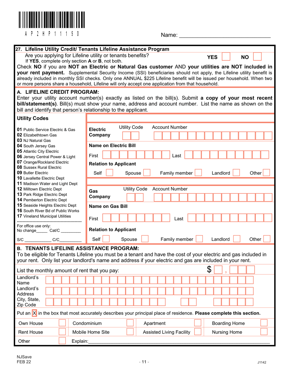 Form J1142 Njsave Application - New Jersey, Page 15