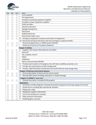 Nhdes Wastewater Engineering Operations and Maintenance Manuals Review Checklist for Pump Stations - New Hampshire, Page 7
