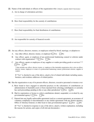 Form BCO-10 Charitable Organization Registration Statement - Pennsylvania, Page 5