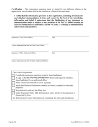 Form BCO-10 Charitable Organization Registration Statement - Pennsylvania, Page 6