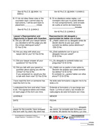 Form J407 Addendum to Admission Colloquy Form - Pennsylvania (English/Spanish), Page 4