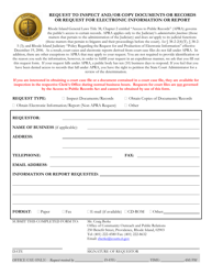 Request to Inspect and/or Copy Documents or Records or Request for Electronic Information or Report - Rhode Island, Page 2