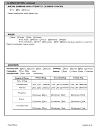 Adult Community Mental Health Center Screening Form - Kansas, Page 4