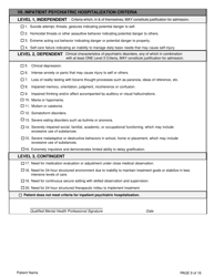 Adult Community Mental Health Center Screening Form - Kansas, Page 9