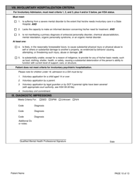 Youth Community Mental Health Center Screening Form - Kansas, Page 10