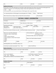 Form DSS-SE-408 Application for Child Support Services - South Dakota, Page 5