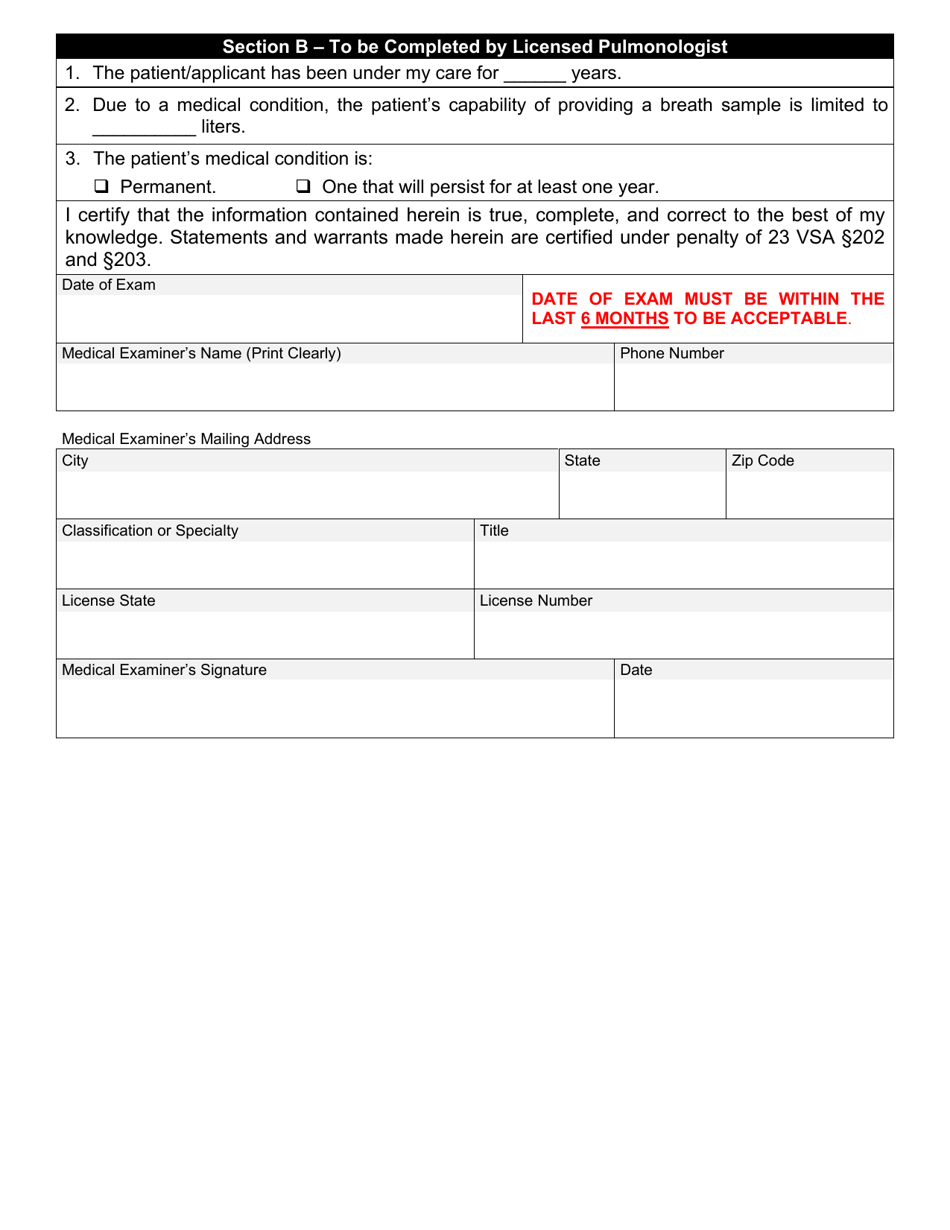 Form VL097 Download Fillable PDF or Fill Online Ignition Interlock Breath Volume Waiver Request