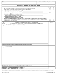 Form REV85 0050 Washington State Estate and Transfer Tax Return for Deaths Occurring January 1, 2014 and After - Washington, Page 15