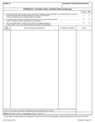 Form REV85 0050 Washington State Estate and Transfer Tax Return for Deaths Occurring January 1, 2014 and After - Washington, Page 16