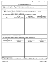 Form REV85 0050 Washington State Estate and Transfer Tax Return for Deaths Occurring January 1, 2014 and After - Washington, Page 17