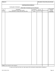 Form REV85 0050 Washington State Estate and Transfer Tax Return for Deaths Occurring January 1, 2014 and After - Washington, Page 20