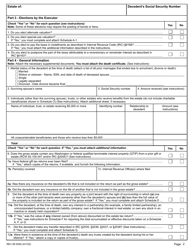 Form REV85 0050 Washington State Estate and Transfer Tax Return for Deaths Occurring January 1, 2014 and After - Washington, Page 2